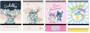 Kołonotes A6 96k.kratka zamykany na gumkę Stitch 1szt.mix. Wydawca: Beniamin. Multiszop.pl Opakowanie Kołonotes A6 96k.kratka zamykany na gumkę Stitch 1szt.mix