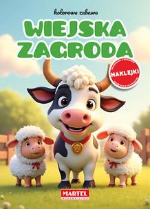 Okładka książki Kolor5owa zabawa. Wiejska zagroda z naklejkami