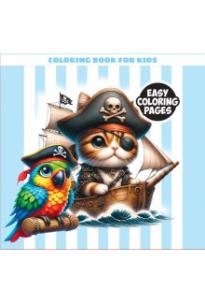 Opakowanie Kolorowanka 120x120 Kot - pirat