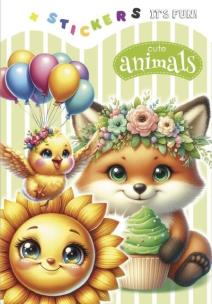 Opakowanie Kolorowanka 135x190 z naklejkami Urocze zwierzaki