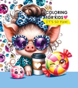 Opakowanie Kolorowanka 140x140 Świnka