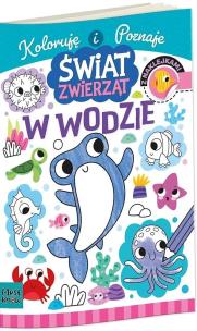 Okładka książki Kolorowanka A4 ŚWIAT ZWIERZĄT - W WODZIE