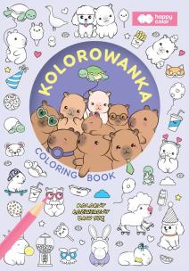 Kolorowanka A5 Kapibara HAPPY COLOR. Wydawca: GDD. Multiszop.pl Opakowanie Kolorowanka A5 Kapibara HAPPY COLOR