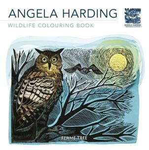 Okładka książki Kolorowanka Angela Harding Wildlife Colouring Book