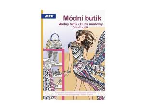 Kolorowanka antystresowa butik modowy. Wydawca: MFP. Multiszop.pl Opakowanie Kolorowanka antystresowa butik modowy