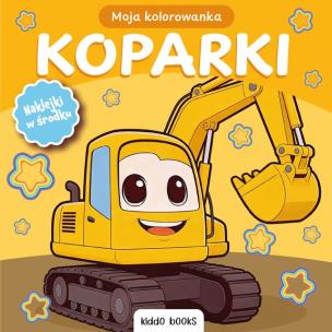 Okładka książki Kolorowanka moja koparki