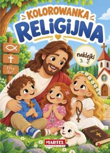 Okładka książki Kolorowanka Religijna z naklejkami