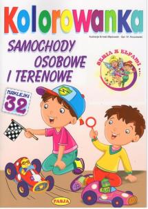 Okładka książki Kolorowanka. Samochody osobowe i terenowe