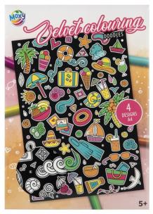 Kolorowanka Velvet  Bazgroły. Wydawca: ANTELLA. Multiszop.pl Opakowanie Kolorowanka Velvet  Bazgroły