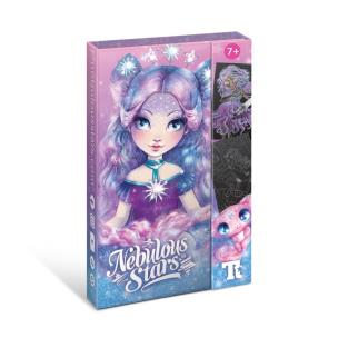 Opakowanie Kolorowanka wodna z pisakiem farbkami i czarnymi kartkami Nebulia Nebulous Stars