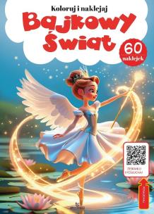 Okładka książki Kolorowanka z kodem QR - Bajkowy świat