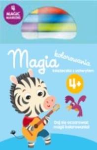 Okładka książki Kolorowanka z magicznymi flamastrami 4+ niebieska