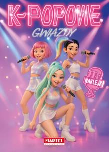 Okładka książki Kolorowanka z naklejkami K-popowe Gwiazdy