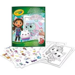 Opakowanie Kolorowanka z naklejkami Koci Domek Gabi CRAYOLA