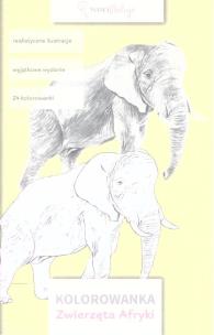 Okładka książki Kolorowanka. Zwierzęta Afryki