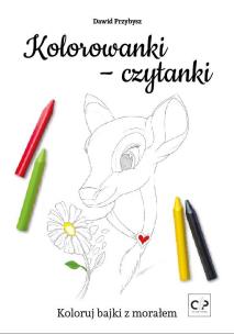 Kolorowanki-czytanki. Autor: Dawid Przybysz. Multiszop.pl Okładka książki Kolorowanki-czytanki
