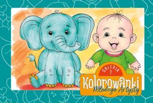 Okładka książki Kolorowanki młodego Artysty. Galeria 7