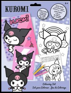 Opakowanie Kolorowanki z kredkami Kuromi KU00019