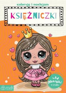 Okładka książki Koloruję i naklejam księżniczki
