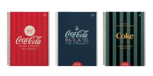 Opakowanie Kołozeszyt A4/80k kratka Coca Cola (5szt)