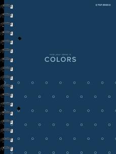 Opakowanie Kołozeszyt A5 100k. Top 2000 Colors niebieski