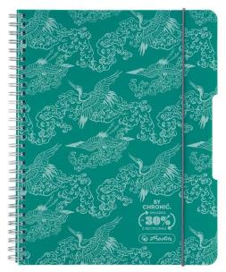 Opakowanie Kołozeszyt A5/80K kratka Colors turkus (4szt)