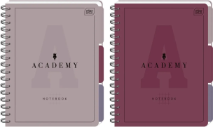 Opakowanie Kołozeszyt B5/100K kratka przekł PP Academy mix