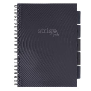 Kołozeszyt Pads A4/100K kratka Basic szary. Wydawca: Strigo. Multiszop.pl Opakowanie Kołozeszyt Pads A4/100K kratka Basic szary