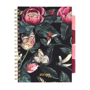 Opakowanie Kołozeszyt Pads B5/100K kratka Kwiaty zielony