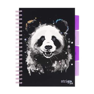 Kołozeszyt Pads B5/100K kratka Panda. Wydawca: Strigo. Multiszop.pl Opakowanie Kołozeszyt Pads B5/100K kratka Panda