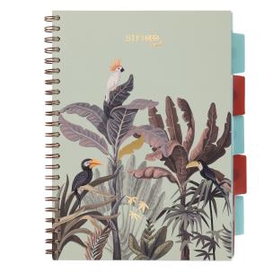 Kołozeszyt Strigo A4 Project Book Afryka pastelowo zielony kratka. Wydawca: Strigo. Multiszop.pl Opakowanie Kołozeszyt Strigo A4 Project Book Afryka pastelowo zielony kratka