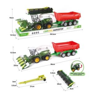 Opakowanie Kombajn z czerwoną przyczepą