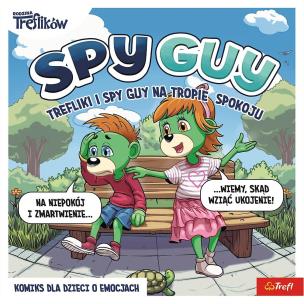 Okładka książki Komiks Spy Guy Trefliki i Spy Guy na tropie spokoju
