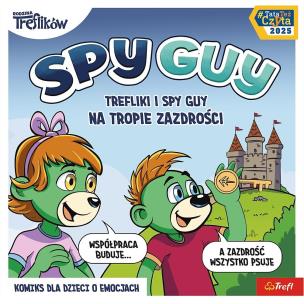 Okładka książki Komiks Spy Guy Trefliki i Spy Guy na tropie zazdrości