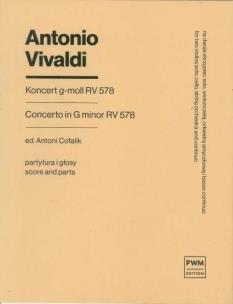 Okładka książki Koncert g-moll RV 578 z L'estro armonico op. 3