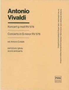 Okładka książki Koncert g-moll RV 578
