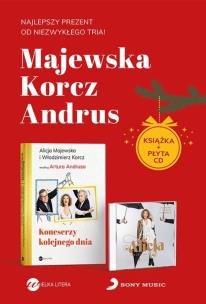 Koneserzy kolejnego dnia + CD. Autor: Andrus Artur, Majewska Alicja, Korcz Włodzimierz. Multiszop.pl Okładka książki Koneserzy kolejnego dnia + CD