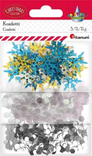 Opakowanie Konfetti gwiazdki 35mm mix