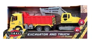 Opakowanie Koparka i ciężarówka VROOM