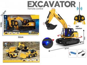 Opakowanie Koparka R/C 1:24 światło dźwięk ładowanie USB wind