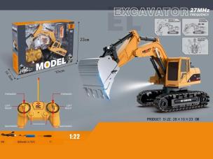 Opakowanie Koparka R/C 27MHz światło dźwięk sterowanie łyżką