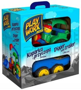 Opakowanie Koparka w kolorowym pudełku