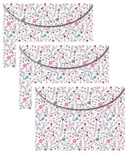 Opakowanie Koperta A4 na zatrzask Łąka 3 sztuki