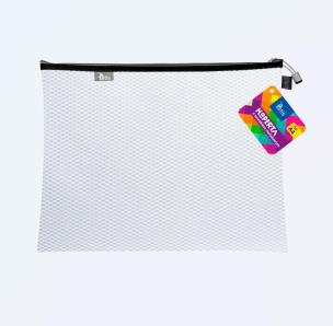 Opakowanie Koperta A4 z suwakiem metalalowym biała