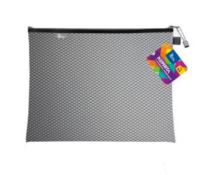 Opakowanie Koperta A4 z suwakiem metalalowym czarna