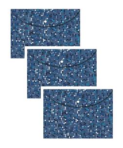 Opakowanie Koperta A5 na zatrzask Kropki 3 sztuki