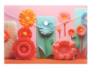 Opakowanie Koperta A5 PP na napę z nadrukiem Moder Flowers