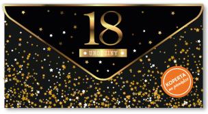 Opakowanie Koperta na pieniądze 18 Urodziny KOP-041