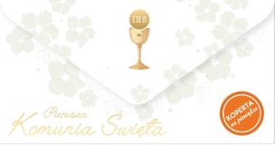 Opakowanie Koperta na pieniądze Komunia KOP-044