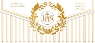 Opakowanie Koperta na pieniądze Komunia Paski